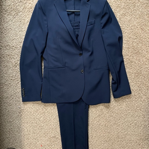 Men’s Flexfit Navy Blue Suit - Picture 1 of 2